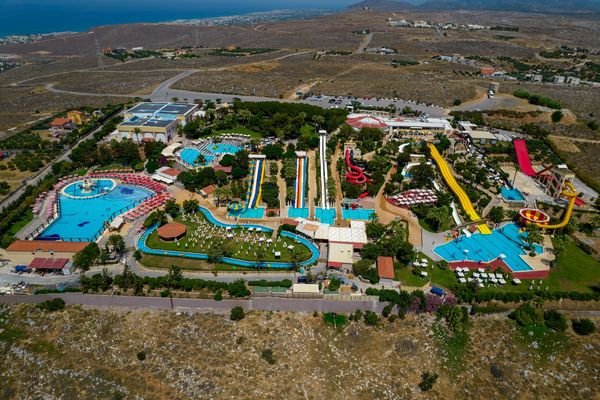 Wasserpark Watercity in der Nähe von Gouves, Kreta