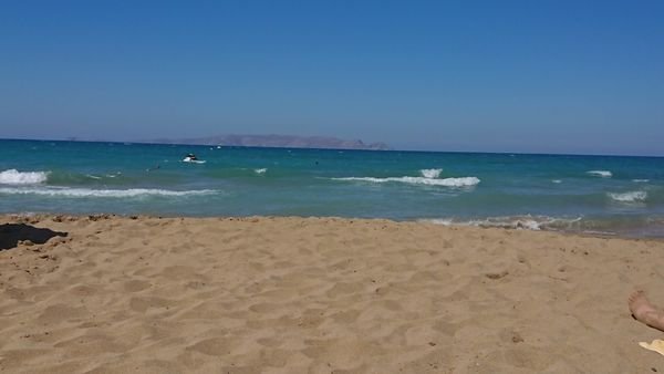 Amnissos Beach westlich von Gouves, Kreta