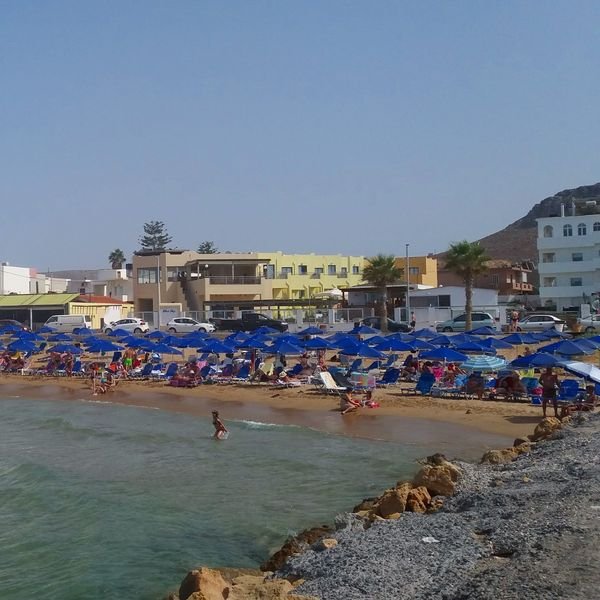 Gournes Beach neben dem CRETAquarium bei Gouves