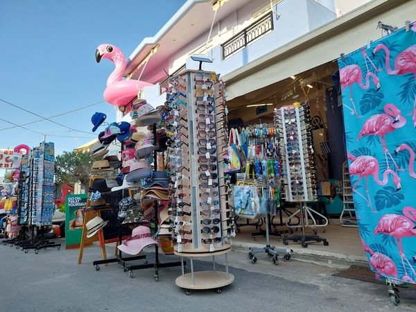Super Market Flamingo, Touristenladen in Gouves